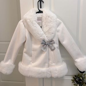 American Girl faux fur coat